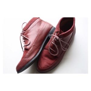 Deena & Ozzy Burgundy Oxblood Booties